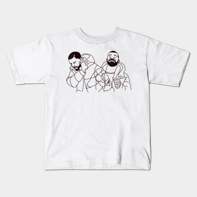 Drake Meme Kids T-Shirt by Meme Gifts